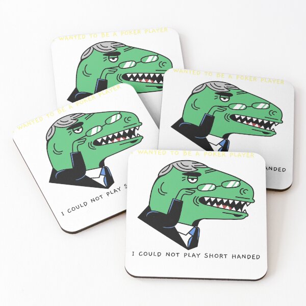 Item preview, Poker Funny T rex designed and sold by radical-merch.
