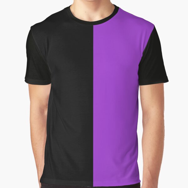 purple and black tee