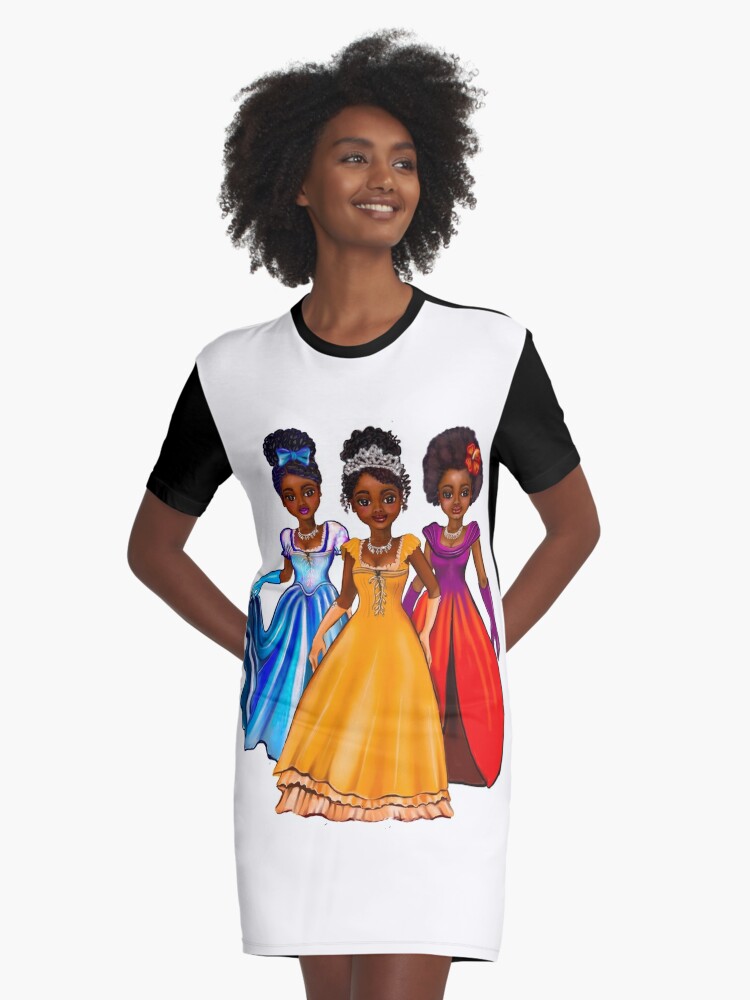 The best Gifts for black girls 2022 Three princesses ! beautiful black and  white girl princesses Sticker for Sale by Artonmytee