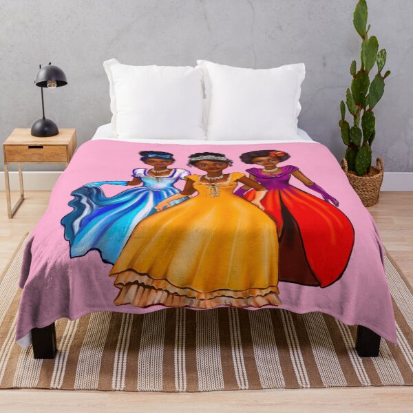 Item preview, Three princesses ! beautiful black girls with Afro hair, brown eyes and dark brown skin. Hair love ! designed and sold by Artonmytee.