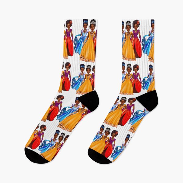 Item preview, Three princesses  ! beautiful  black girls with Afro hair, brown eyes and dark brown skin. Hair love ! designed and sold by Artonmytee.