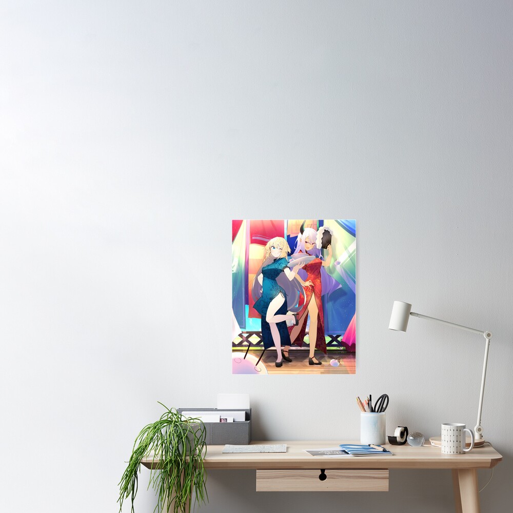 Azusa Aizawa - Slime Taoshite 300-nen Poster for Sale by Starbubblepress