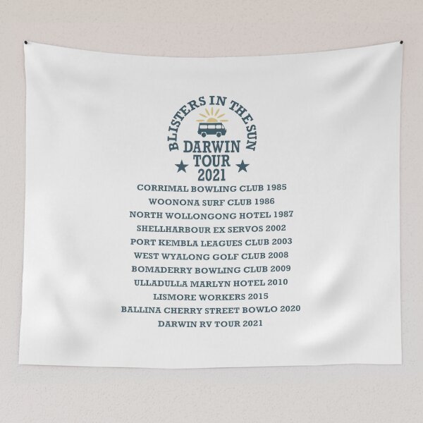 Item preview, Blisters In The Sun Darwin RV Tour 2021 designed and sold by CoolYule.