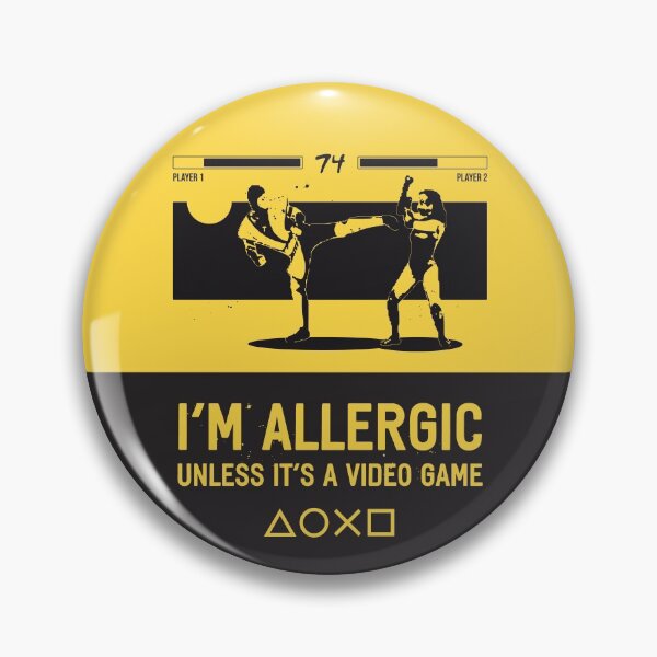 Item preview, Im Allergic - The Frustrated Gamer designed and sold by Exertion.