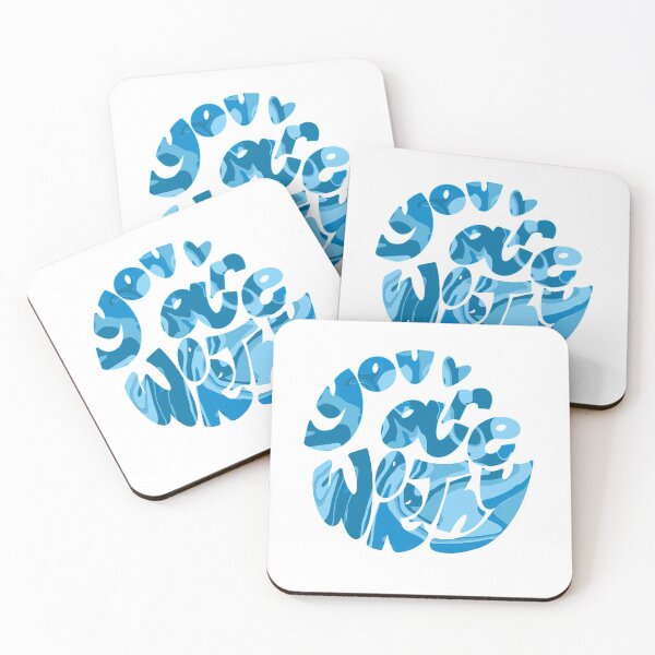 Item preview, You Are Worthy (blue) designed and sold by lineandlunar.