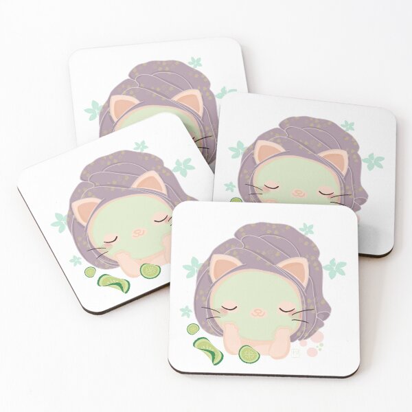 Item preview, Cat in Cucumber Mask designed and sold by rachelsee.