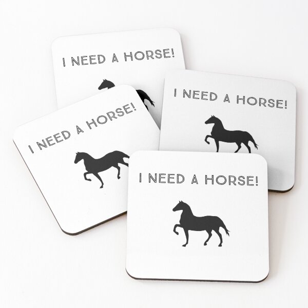 Item preview, I need a horse!  designed and sold by Gingatoo.