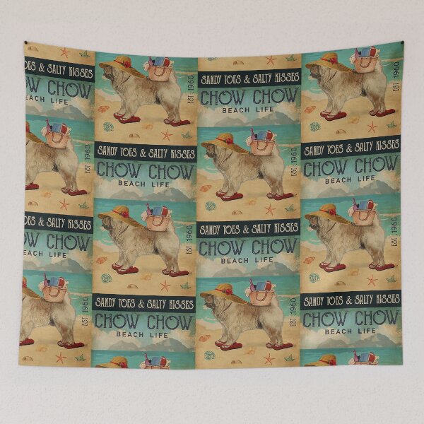 Item preview, Beach Life Sandy Toes Chow Chow designed and sold by Douglafa.