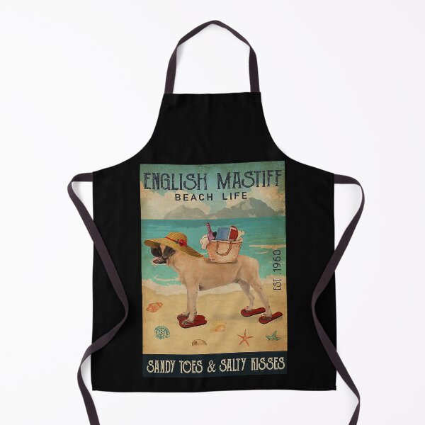 Item preview, English Mastiff Dog Beach Life Sandy Toes designed and sold by Douglafa.