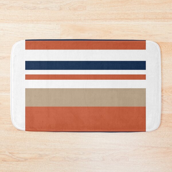 Item preview, Blue orange stripes  designed and sold by creaturespie.