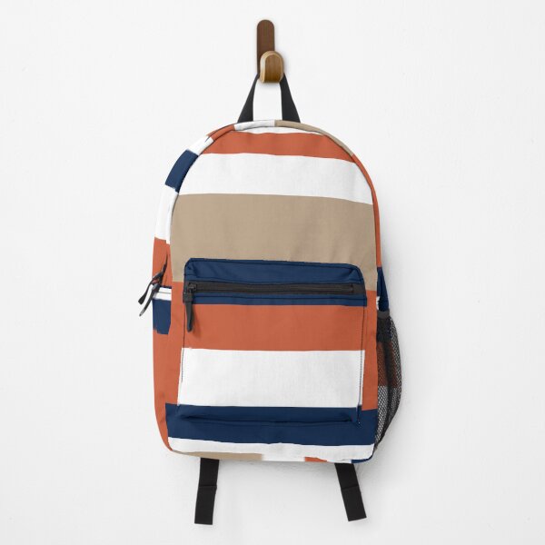 Item preview, Blue orange stripes designed and sold by creaturespie.