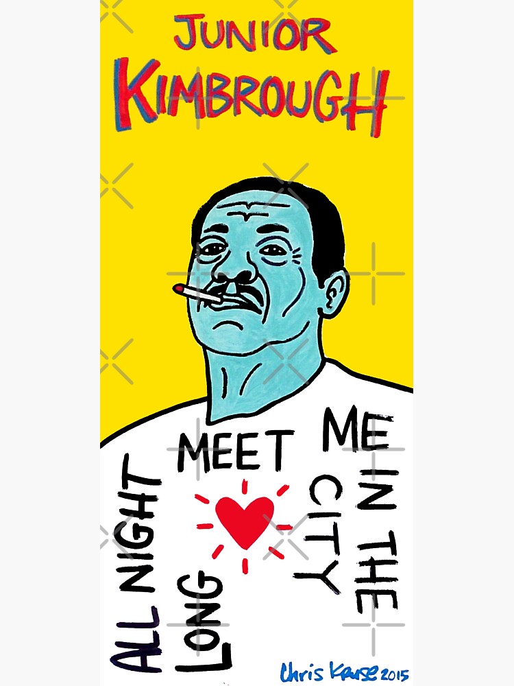 Junior Kimbrough Blues Folk Art by krusefolkart