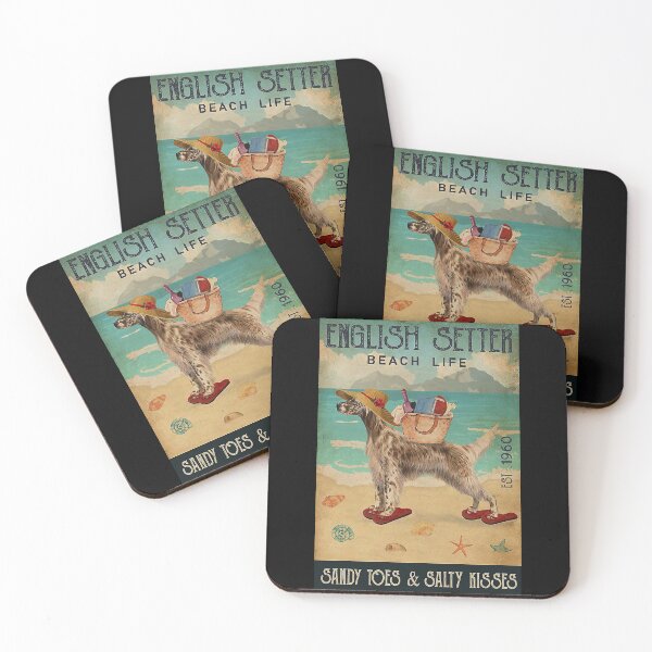 Item preview, Beach Life Sandy Toes English Setter designed and sold by Douglafa.