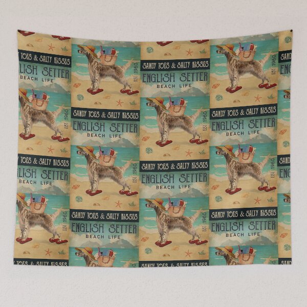 Item preview, Beach Life Sandy Toes English Setter designed and sold by Douglafa.