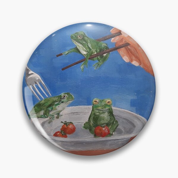 Item preview, Frogs on my plate designed and sold by Prawnarti.