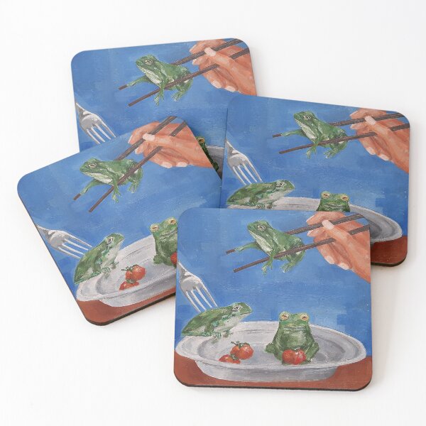 Item preview, Frogs on my plate designed and sold by Prawnarti.