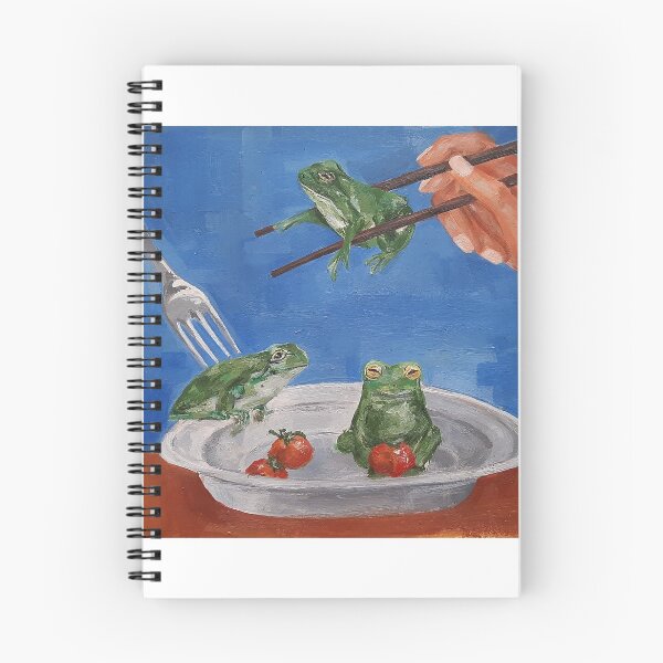 Item preview, Frogs on my plate designed and sold by Prawnarti.