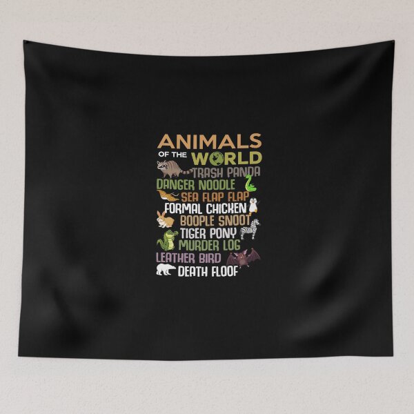 Item preview, Animals Of The World Funny Animals designed and sold by CharityGerhold.