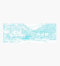 Farnsworth house mid century modern Photographic Print