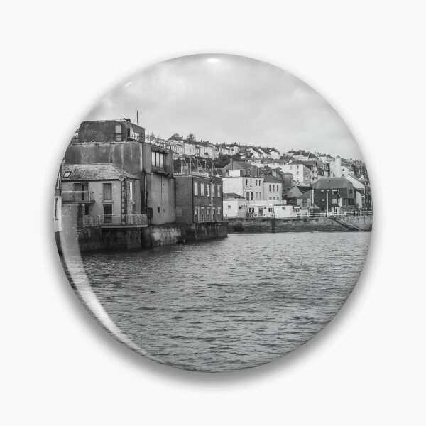 Item preview, Mono Photographic print of Falmouth Waterfront buildings Cornwall designed and sold by  Roscorla Photography.