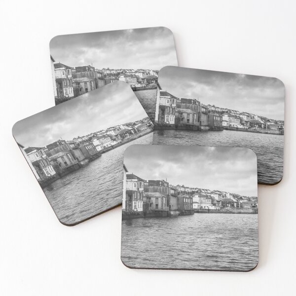 Item preview, Mono Photographic print of Falmouth Waterfront buildings Cornwall designed and sold by  Roscorla Photography.