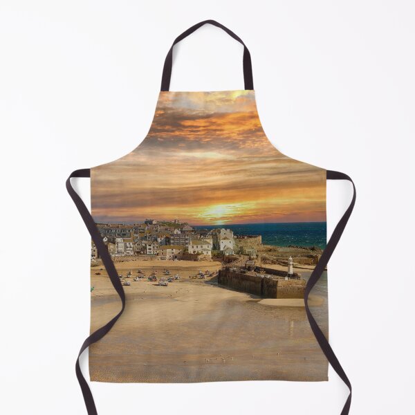 Item preview, St Ives Harbour beach sunset designed and sold by kathleenjean.