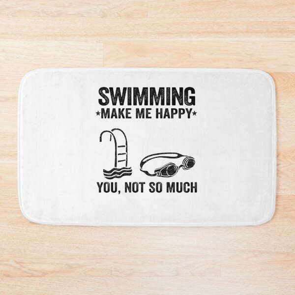 Item preview, Swimming Make Me Happy Funny Swimmer Team Gift designed and sold by Stronzi.