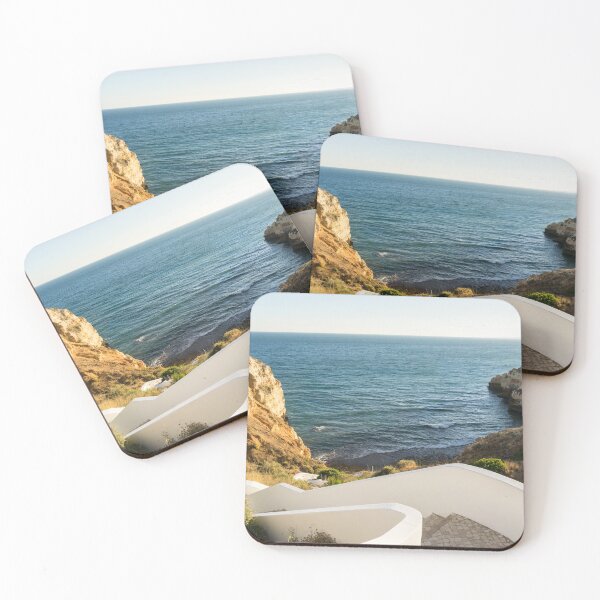 Item preview, Praia do Paraíso Paradise Beach Stairway - Carvoeiro Algarve Portugal designed and sold by Georgia Mizuleva.