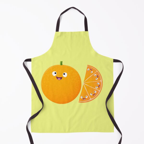 Item preview, Cute happy orange citrus fruit cartoon designed and sold by FrogFactory.