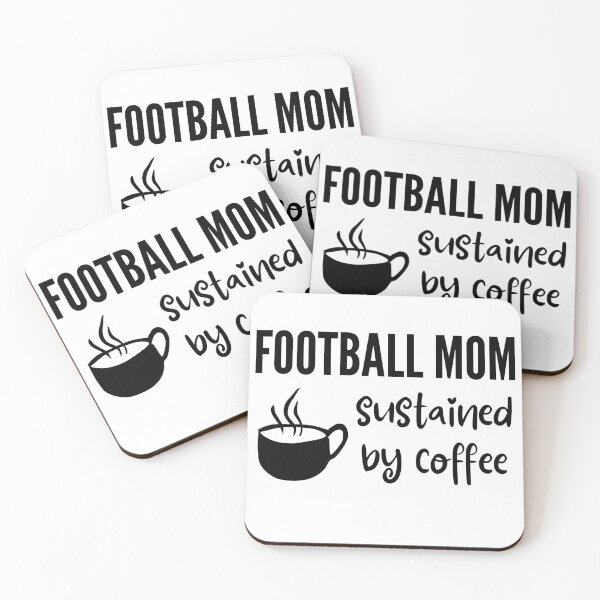 Item preview, Football mom. Sustained by coffee designed and sold by TheGreenGoat.
