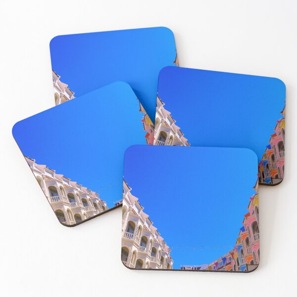 Item preview, Low angle view of ancient two row of upper floors  designed and sold by kall3bu.