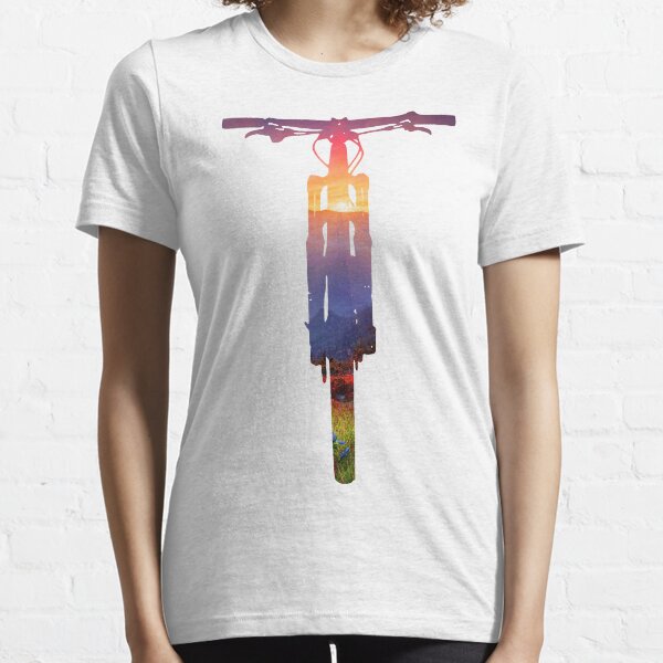 Mountainbike-Sonnenuntergang - MTB-Sammlung # 002 Essential T-Shirt