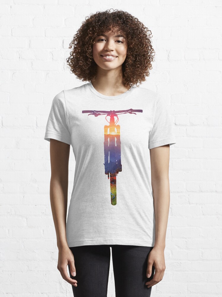Alternative Ansicht von Mountainbike-Sonnenuntergang - MTB-Sammlung # 002 Essential T-Shirt