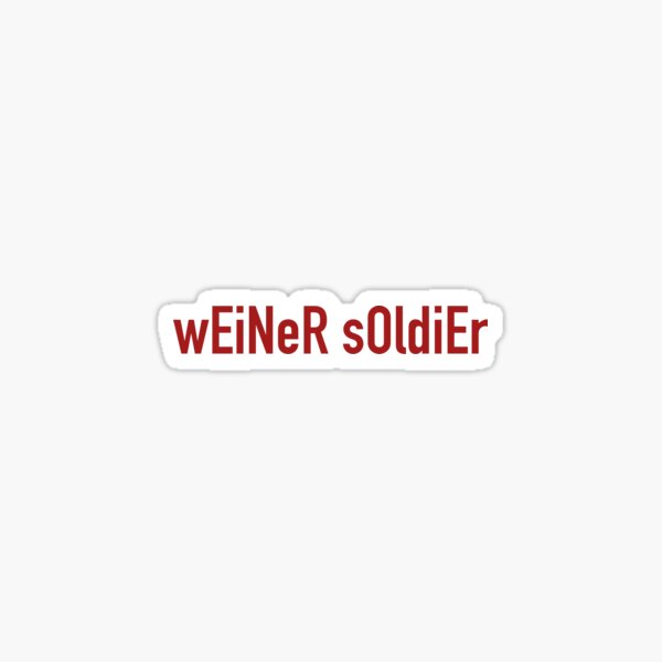 Aperçu de l'œuvre Citation du soldat Weiner créée et vendue par issysketches.