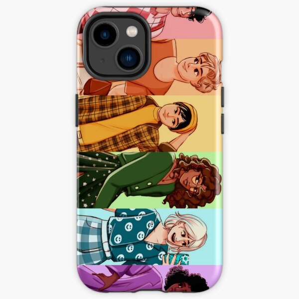 Heartstopper squad but make it rainbow iPhone Tough Case