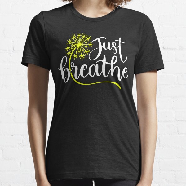 just breathe dandelion sweatshirt