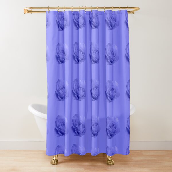 Lovely Purple Roses Collage Shower Curtain