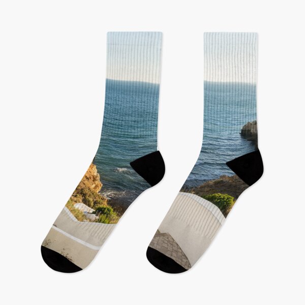 Item preview, Praia do Paraíso Paradise Beach Stairway - Carvoeiro Algarve Portugal designed and sold by Georgia Mizuleva.