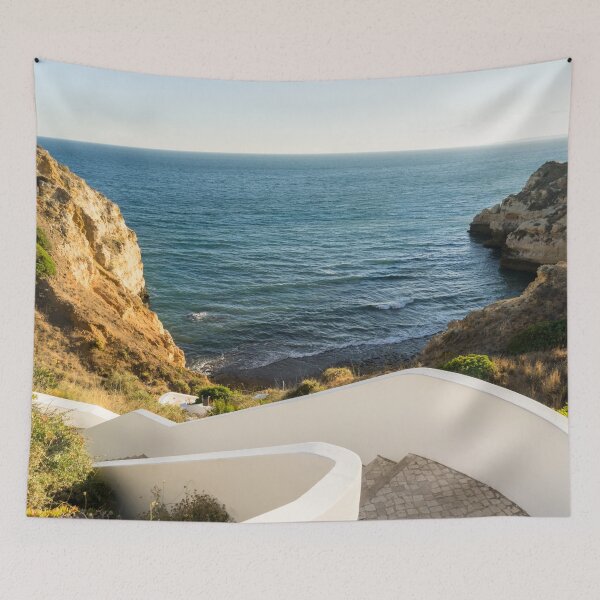 Item preview, Praia do Paraíso Paradise Beach Stairway - Carvoeiro Algarve Portugal designed and sold by Georgia Mizuleva.
