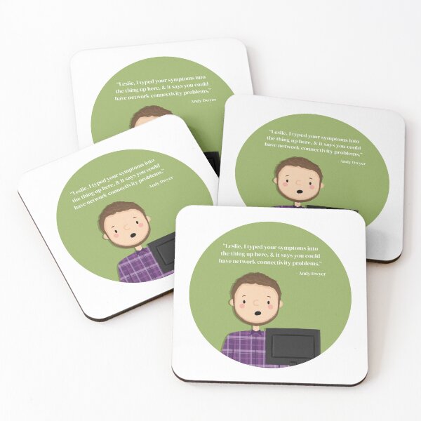 Item preview, Parks and Rec Andy “Network Connectivity Problems” designed and sold by cutermelon.