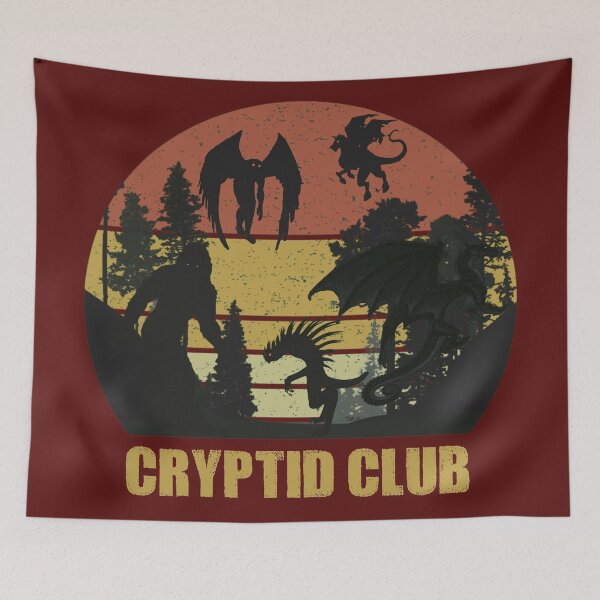 Item preview, Cryptid club - monster hunting designed and sold by SidTastic .