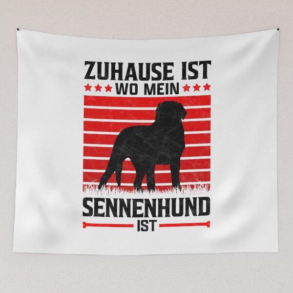 Item preview, Home is where my Swiss mountain dog is saying designed and sold by madgrfx.