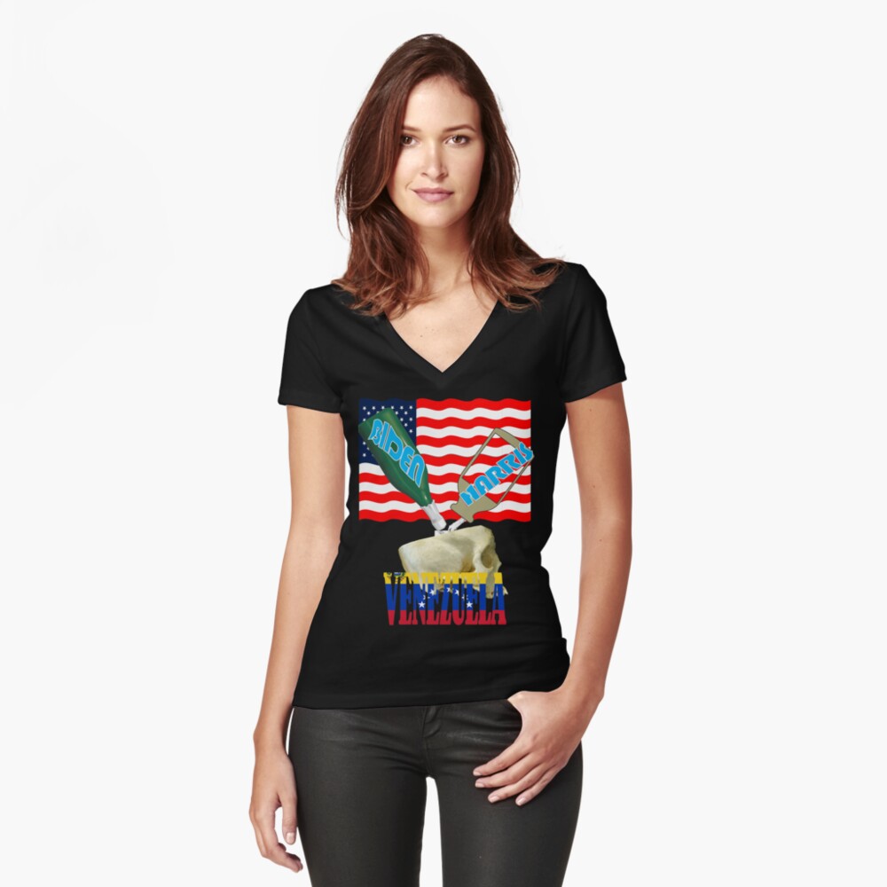 Item preview, Fitted V-Neck T-Shirt designed and sold by JeanJohnJohn.