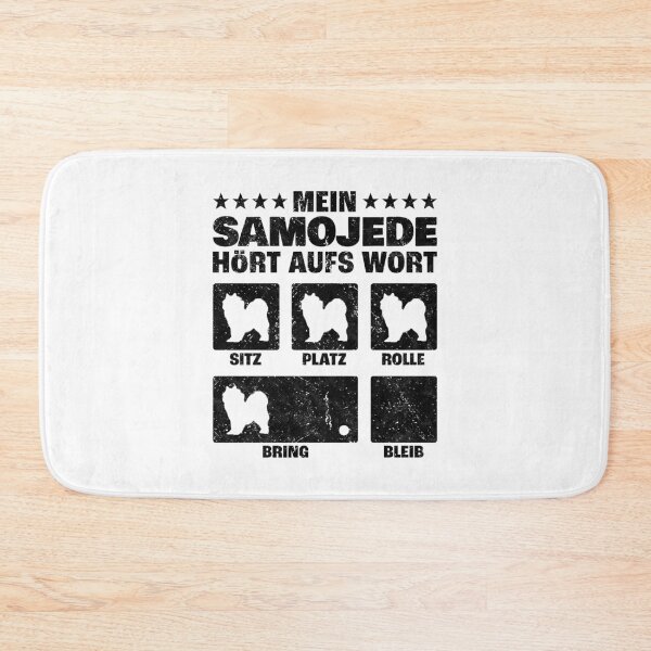 Item preview, Samoyed dog tricks sled dog Samoyed dog training designed and sold by madgrfx.