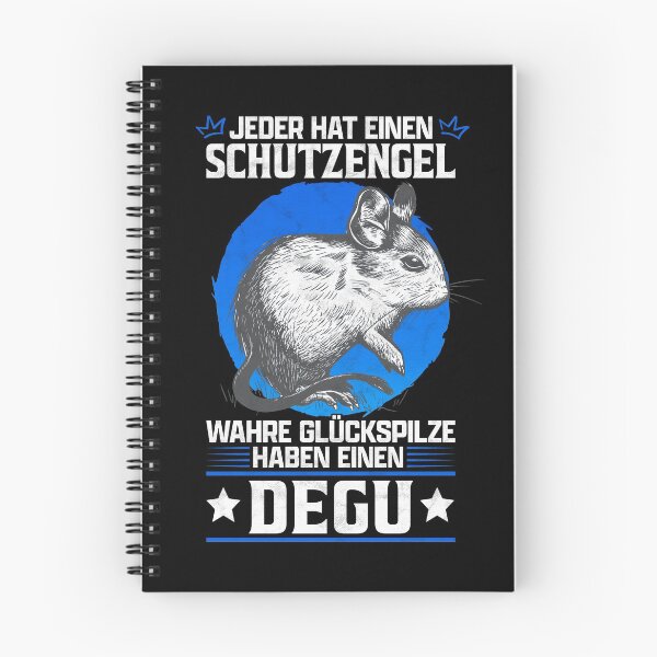 Item preview, Degu my guardian angel rodent owner gift designed and sold by madgrfx.