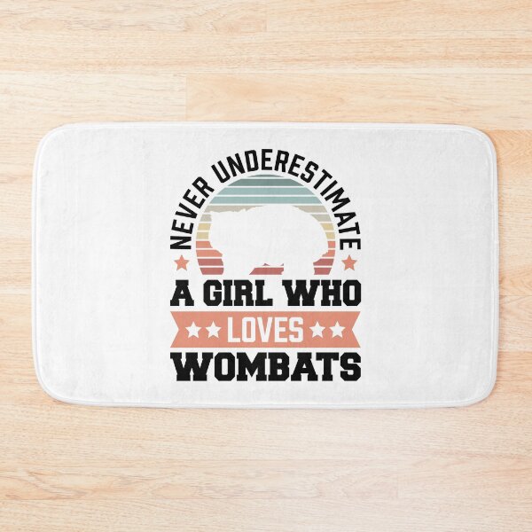 Item preview, Wombat never underestimate marsupial Australia saying designed and sold by madgrfx.