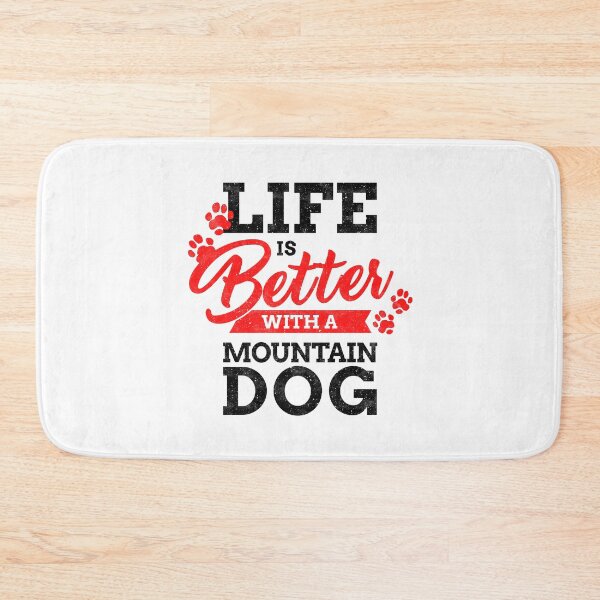 Item preview, Life is better with swiss mountain dog farmer dog saying designed and sold by madgrfx.