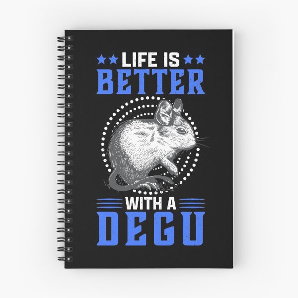 Item preview, Life is better with degu rodent owner gift designed and sold by madgrfx.