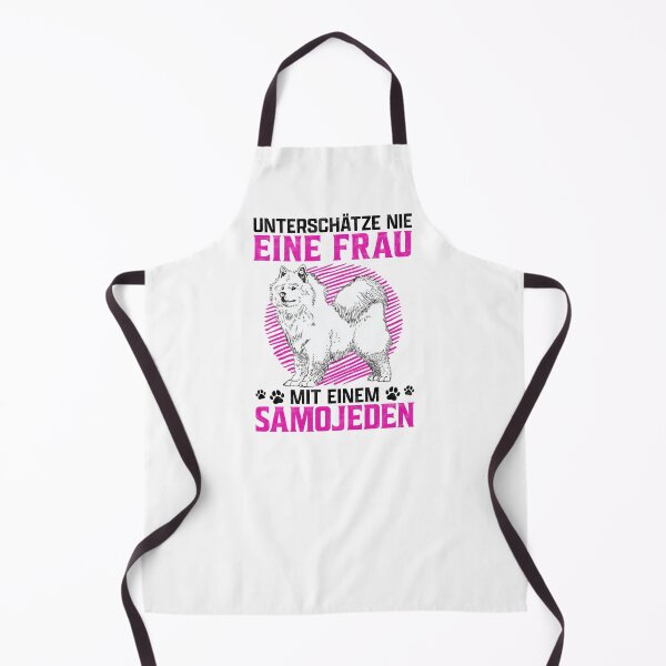 Item preview, Woman with Samoyed sled dog owner saying designed and sold by madgrfx.