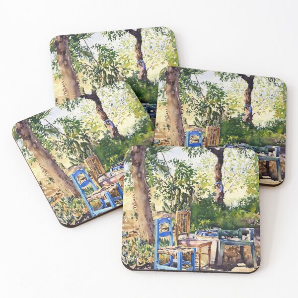 Item preview, A Shady Corner in La Barriada De Alcora designed and sold by Margaret Merry.